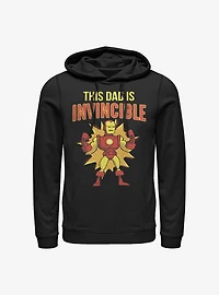 Marvel Iron Man This Dad Is Invincible Hoodie