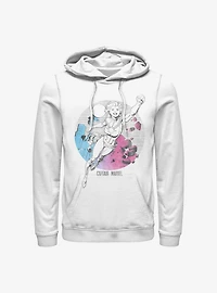 Marvel Captain Comic Cityscape Hoodie