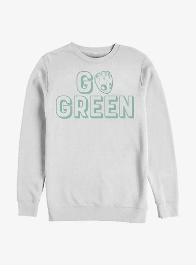 Marvel Guardians Of The Galaxy Go Green Crew Sweatshirt