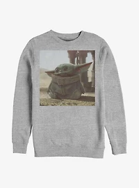 Star Wars The Mandalorian Child Scene Crew Sweatshirt
