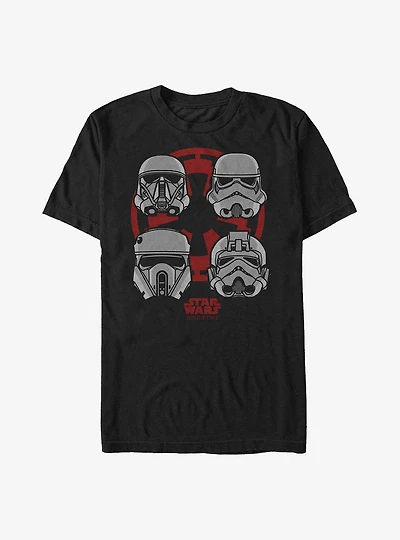 Star Wars Rogue One: A Story Quadratic Helmatic T-Shirt