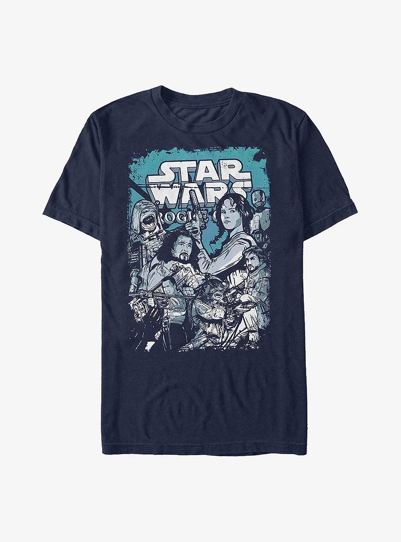 Star Wars Rogue One: A Story Rebel Poster T-Shirt