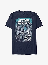 Star Wars Rogue One: A Story Rebel Poster T-Shirt