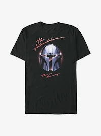 Star Wars The Mandalorian Helmet Metal T-Shirt