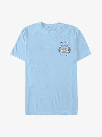 Star Wars The Mandalorian Child Drawing Badge T-Shirt
