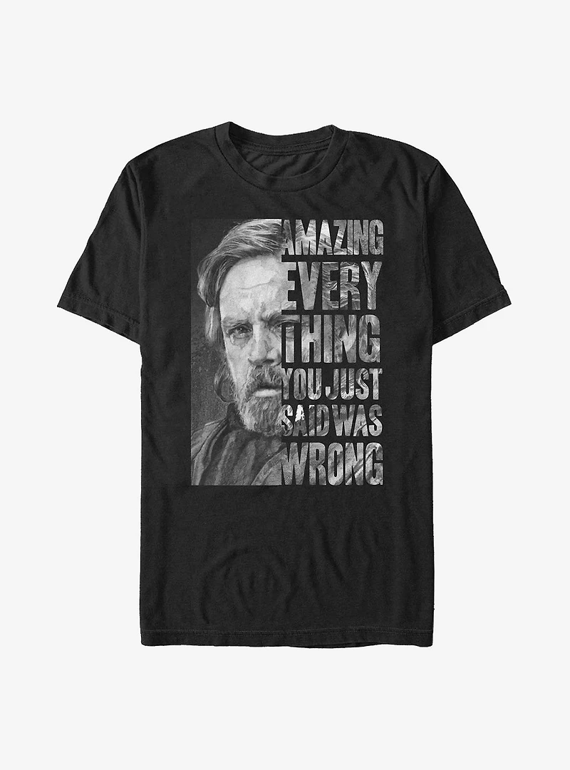 Star Wars: The Last Jedi Amazingly Wrong T-Shirt