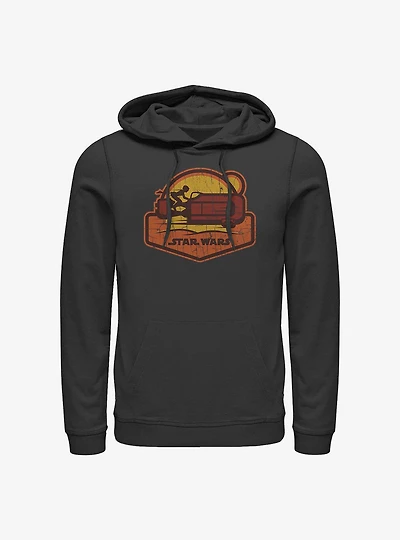 Star Wars: The Force Awakens Rey Badge Hoodie