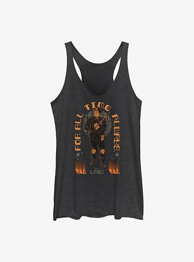 Marvel Loki For All Time. Always. Features Hunter B-15 Girls Tank