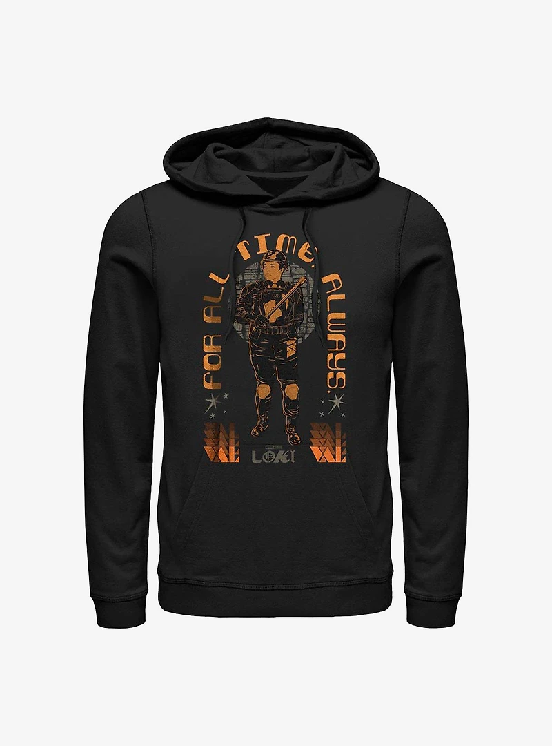 Marvel Loki For All Time. Always. Features Hunter B-15 Hoodie