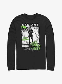 Marvel Loki TVA Displacement Long-Sleeve T-Shirt