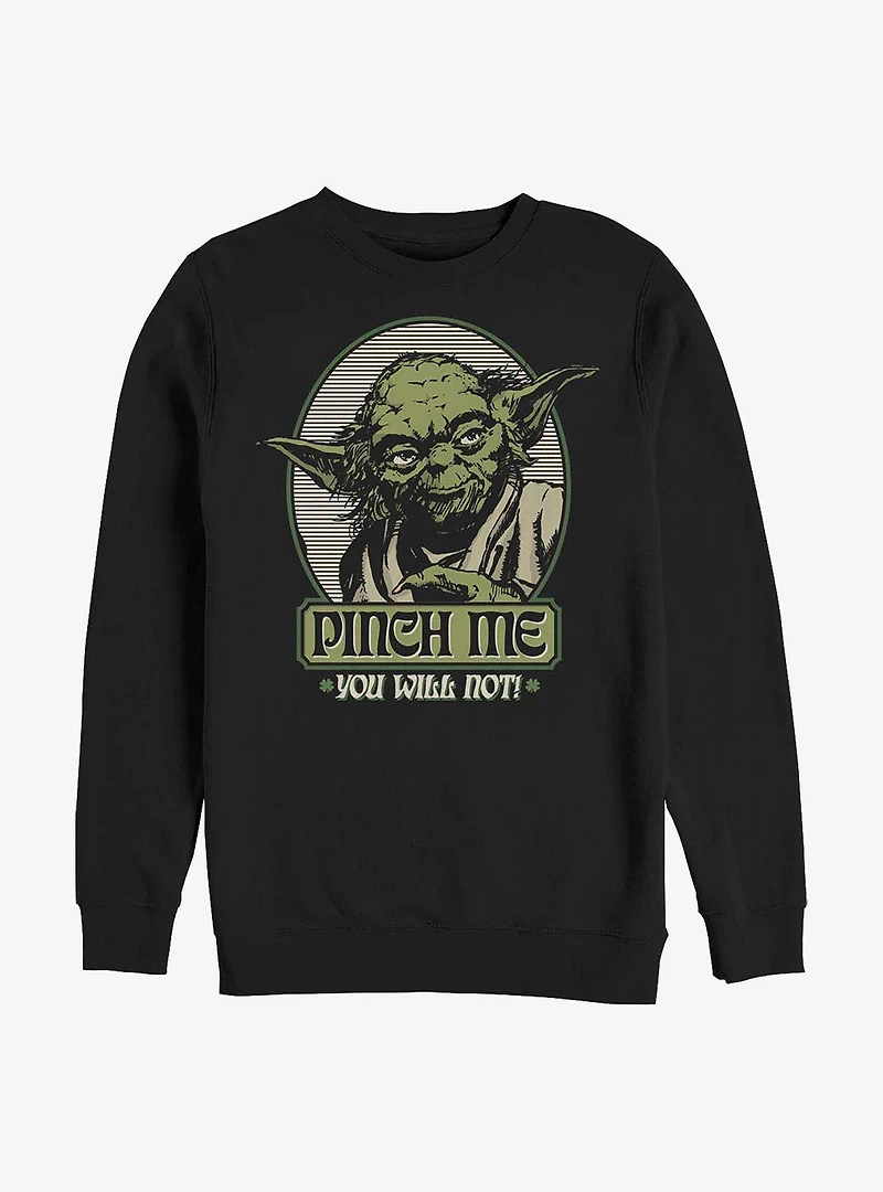 Star Wars Yoda Pinch Me Sweatshirt
