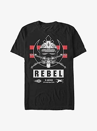 Star Wars: The Force Awakens Rebel Starfighter T-Shirt
