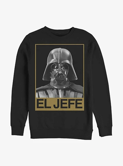Star Wars El Jefe Vader Crew Sweatshirt