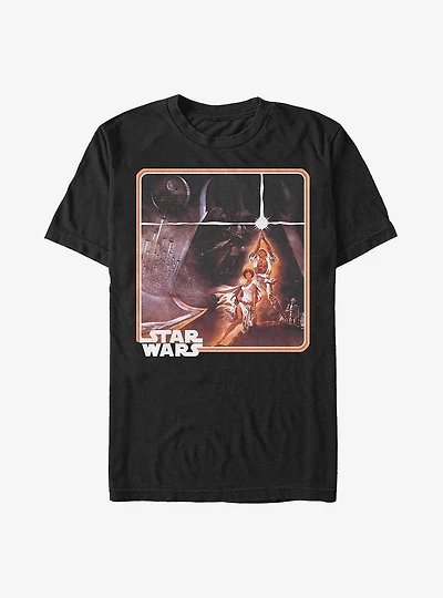 Star Wars Episode IV A New Hope Classic Art Poster T-Shirt