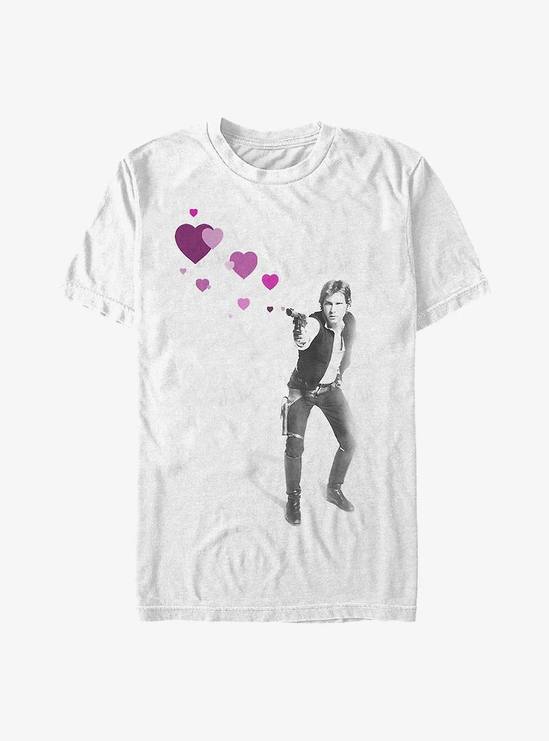 Star Wars Han Solo Hearts T-Shirt