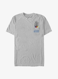 Star Wars Falcon Rainbow Badge T-Shirt