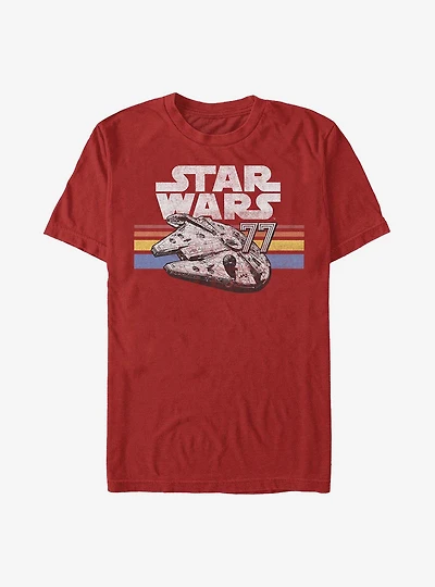 Star Wars Vintage Falcon Stripes T-Shirt