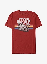 Star Wars Vintage Falcon Stripes T-Shirt