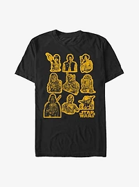 Star Wars Vintage Stickers T-Shirt