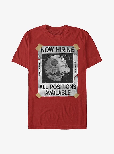 Star Wars All Positions Available Death Star T-Shirt