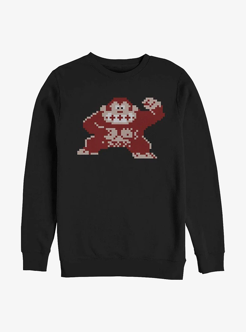 Nintendo Donkey Kong Press Start Crew Sweatshirt
