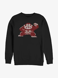 Nintendo Donkey Kong Press Start Crew Sweatshirt
