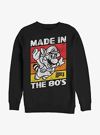 Nintendo Mario The Friendly Skies Crew Sweatshirt