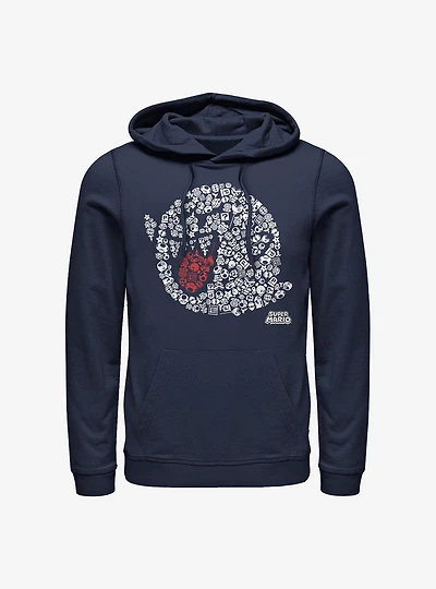 Nintendo Mario Boo Filled Hoodie
