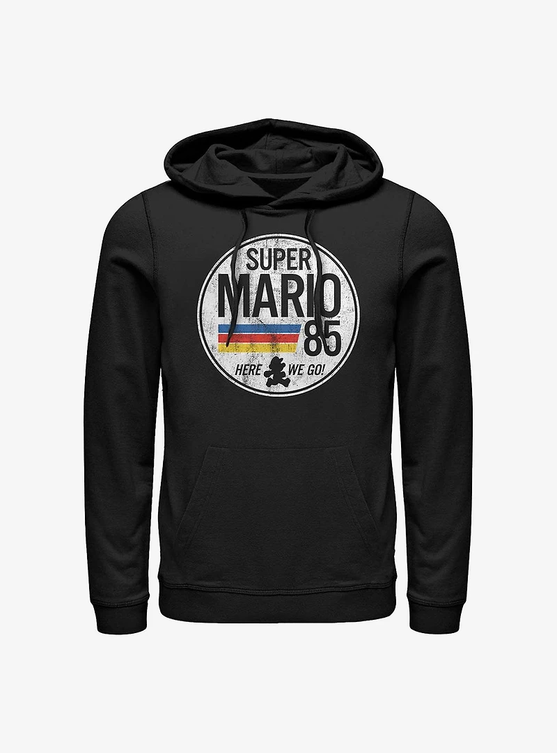 Nintendo Mario Here We Go Hoodie