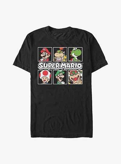 Nintendo Mario Simple Logos T-Shirt