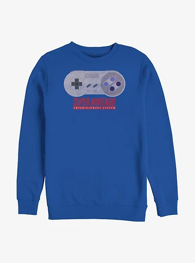 Nintendo Super Nintendo Classic Controller Crew Sweatshirt
