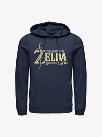 Nintendo Zelda Breath Of The Wild Logo Hoodie