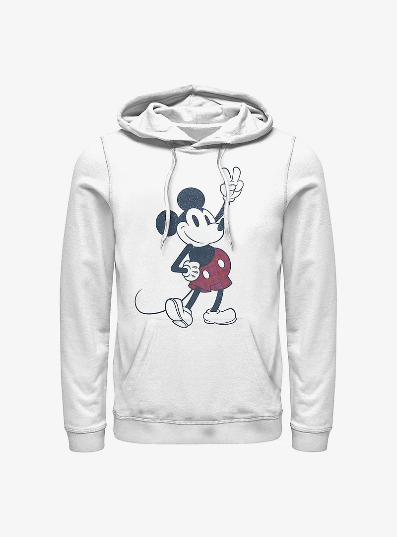 Disney Mickey Mouse Peace Sign Hoodie