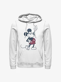 Disney Mickey Mouse Peace Sign Hoodie