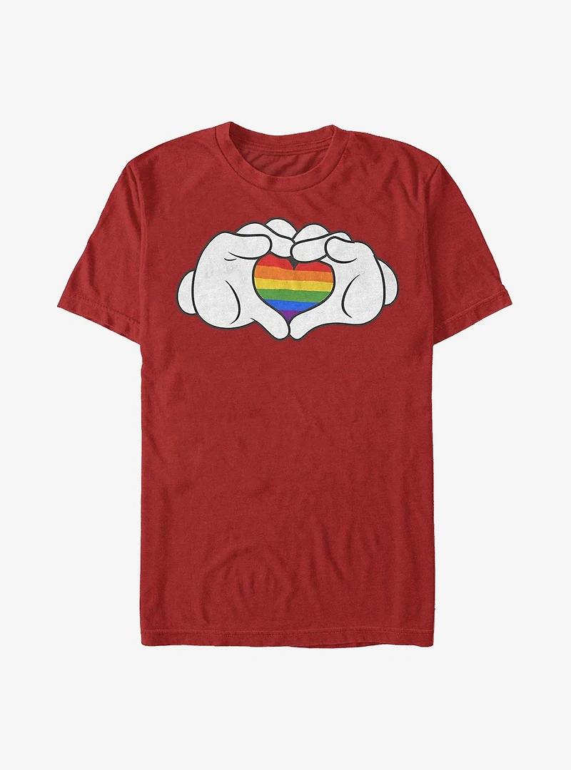 Disney Mickey Mouse Rainbow Love T-Shirt