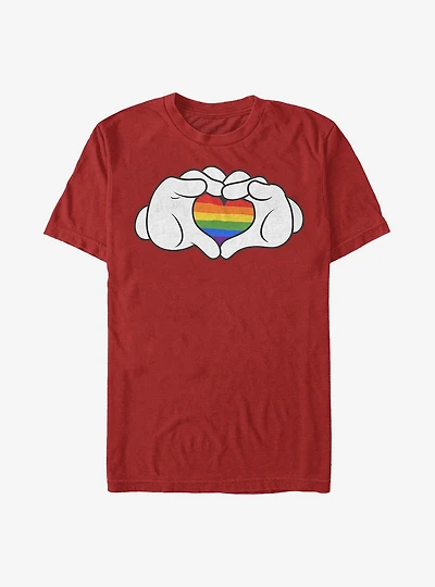 Disney Mickey Mouse Rainbow Love T-Shirt