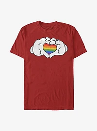 Disney Mickey Mouse Rainbow Love T-Shirt