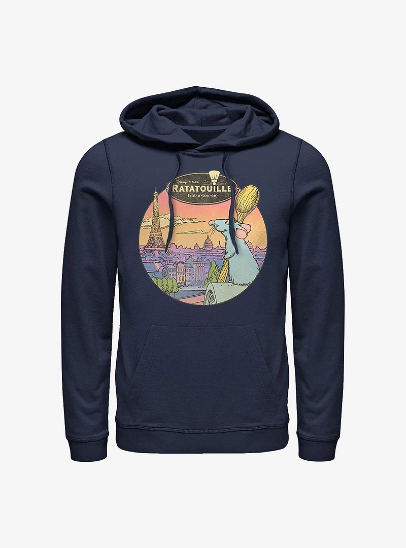 Disney Pixar Ratatoiulle Le Rat Parisian Hoodie