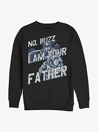 Disney Pixar Toy Story Zerg Father Crew Sweatshirt