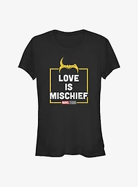 Marvel Loki Love Is Mischief Girls T-Shirt
