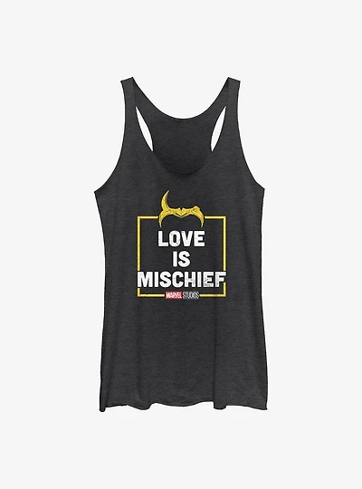 Marvel Loki Love Is Mischief Girls Tank
