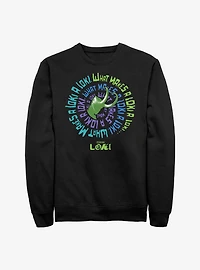 Marvel Loki What Makes A Crew Sweatshirt