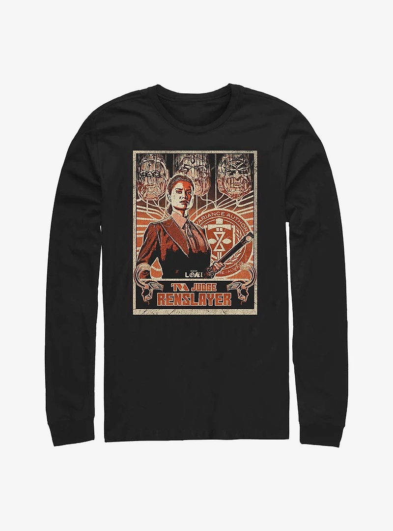 Marvel Loki TVA Judge Renslayer Long-Sleeve T-Shirt