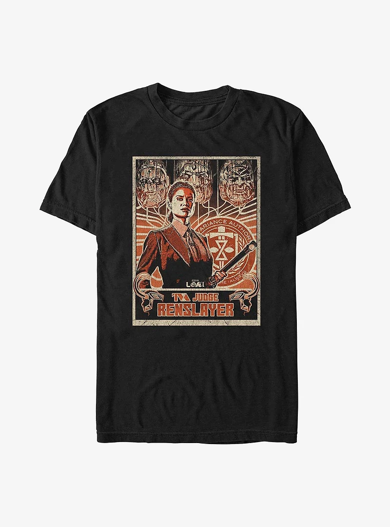 Marvel Loki TVA Judge Renslayer T-Shirt