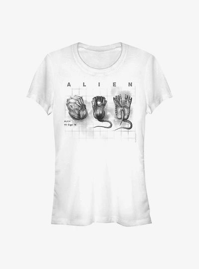 Alien Facehugger Concept Girls T-Shirt