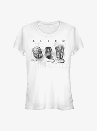 Alien Facehugger Concept Girls T-Shirt