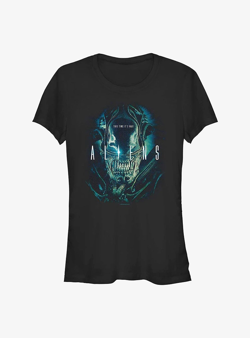 Alien This Time It's War Girls T-Shirt