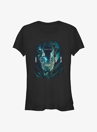 Alien This Time It's War Girls T-Shirt