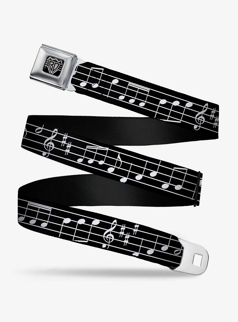 Music Notes Seatbelt Belt