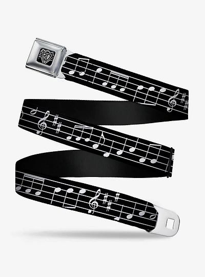 Music Notes Seatbelt Belt